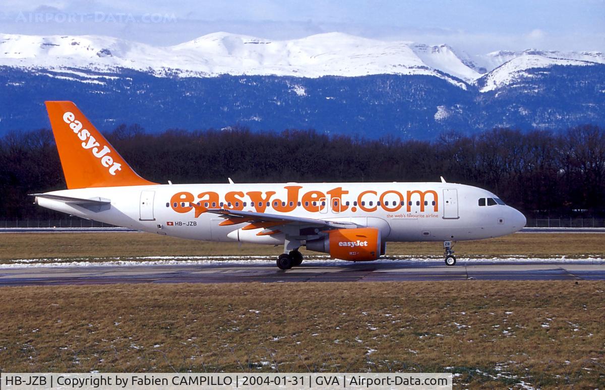 HB-JZB, 2003 Airbus A319-111 C/N 2043, EasyJet