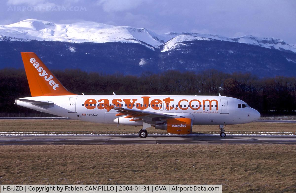 HB-JZD, 2003 Airbus A319-111 C/N 2053, EasyJet