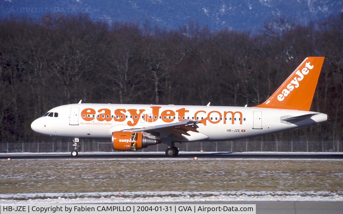 HB-JZE, 2003 Airbus A319-111 C/N 2062, EasyJet