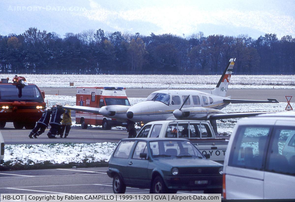 HB-LOT, 1974 Piper PA-31-310 Navajo C/N 31-7400981, Piper PA-31-310 Navajo B 31-7400981