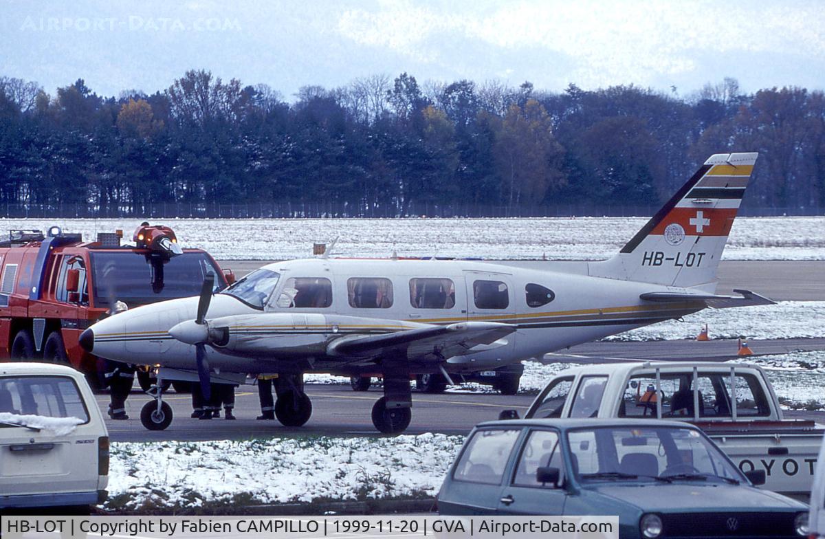 HB-LOT, 1974 Piper PA-31-310 Navajo C/N 31-7400981, Piper PA-31-310 Navajo B 31-7400981