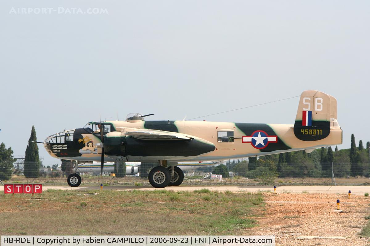 HB-RDE, 1945 North American B-25J Mitchell Mitchell C/N 108-47562, 108-47662