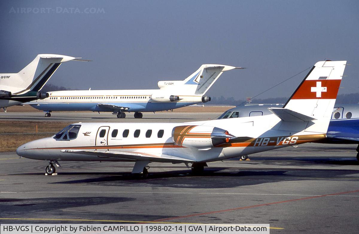 HB-VGS, 1980 Cessna 550 Citation II C/N 550-0183, Cessna 550 Citation II 5500183