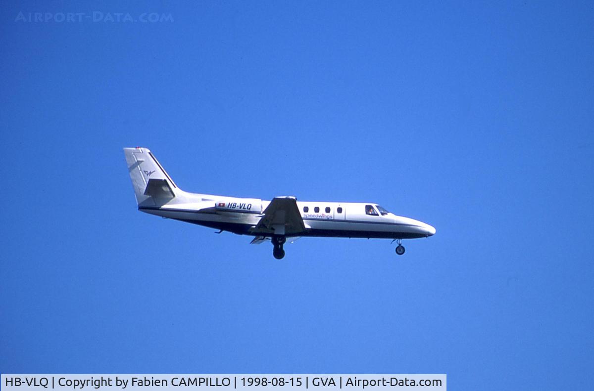 HB-VLQ, 1982 Cessna 550 Citation II C/N 550-0324, Speedwings