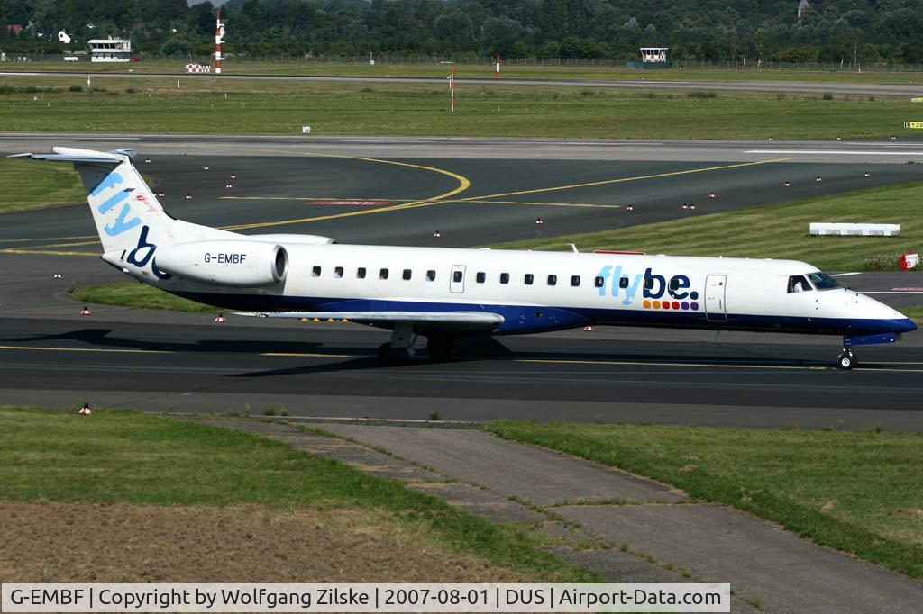 G-EMBF, 1998 Embraer EMB-145EU (ERJ-145EU) C/N 145088, visitor