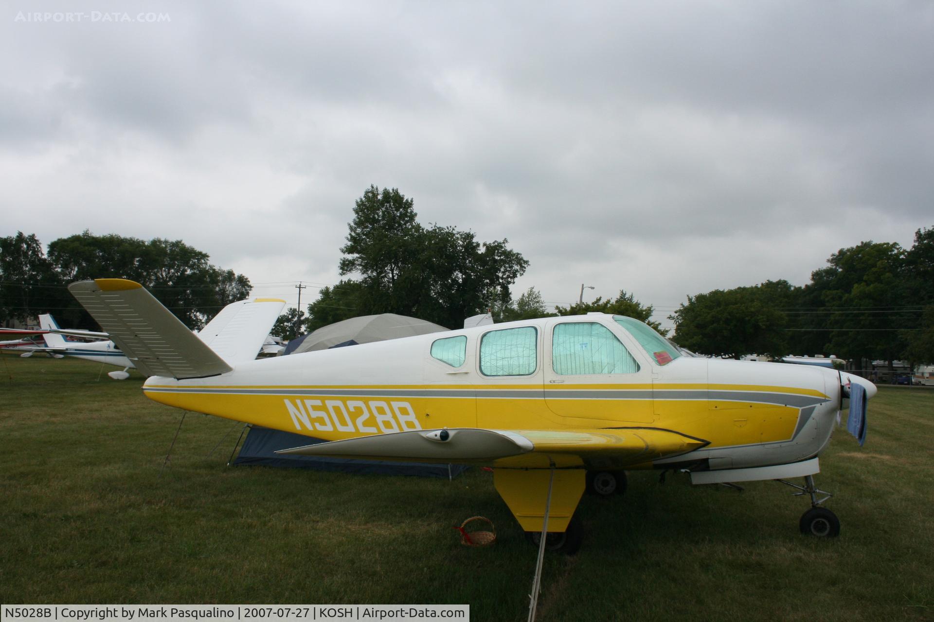 N5028B, 1955 Beech F35 Bonanza C/N D-4294, Beech F35
