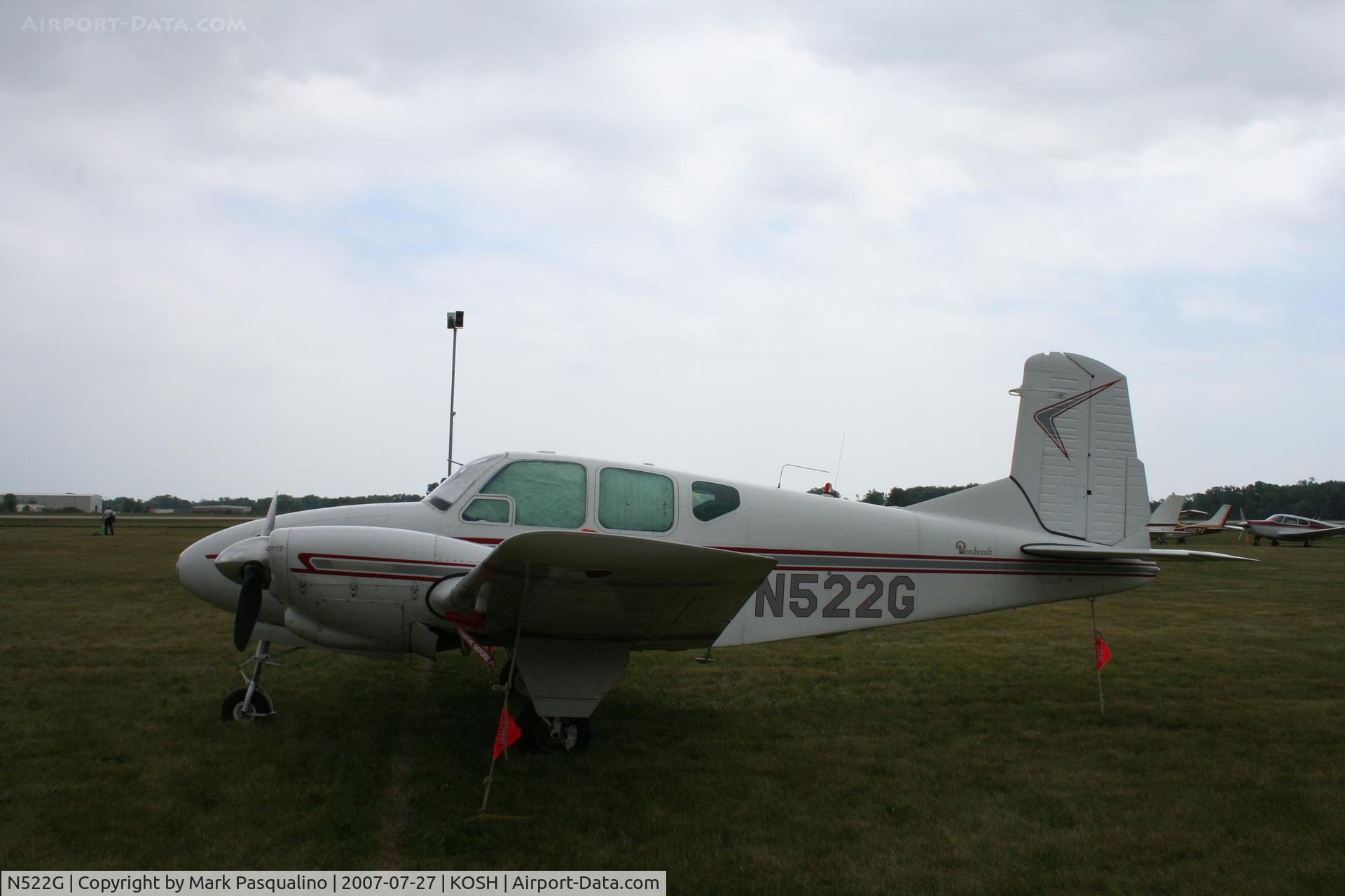 N522G, 1958 Beech 95 C/N TD-80, Beech 95