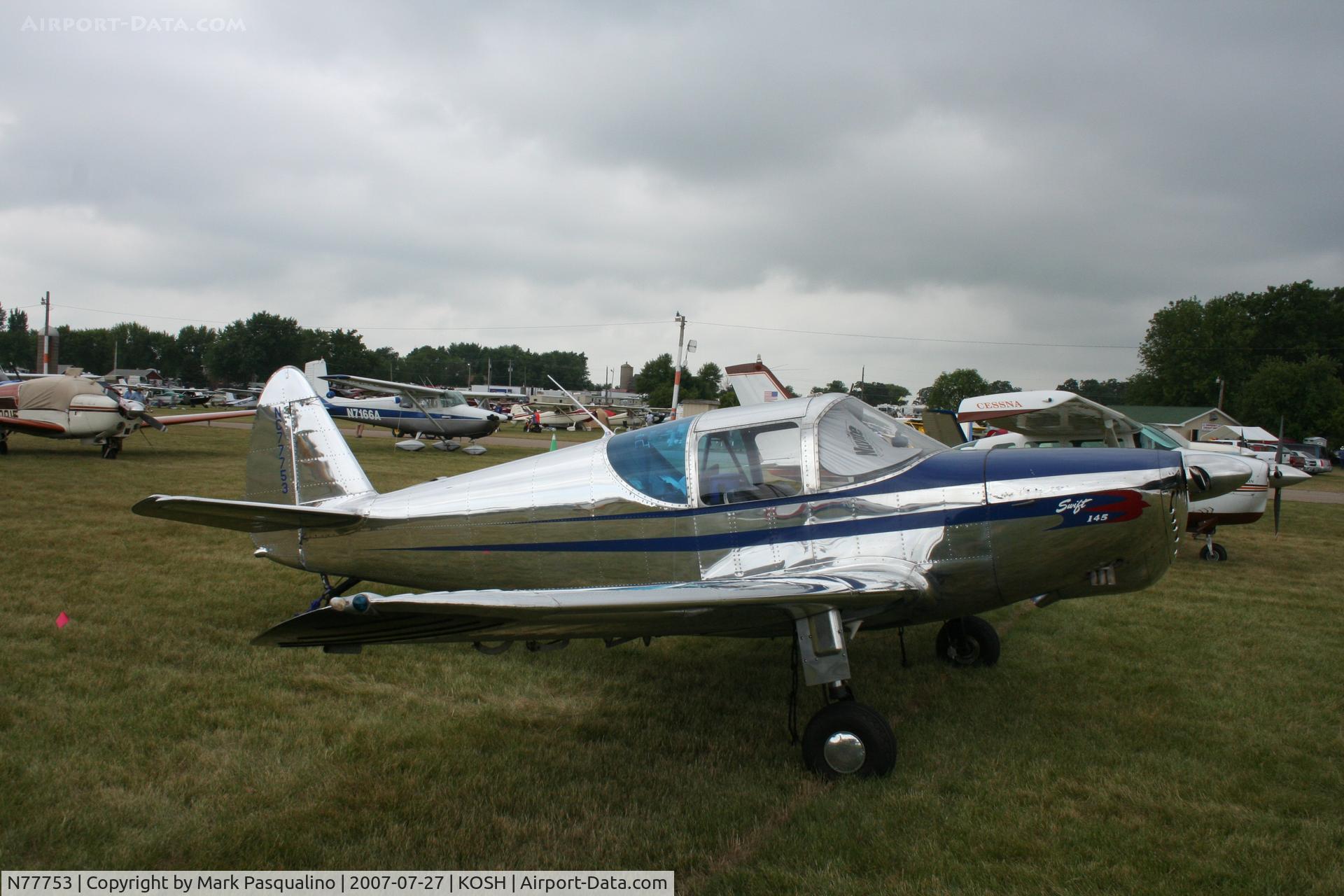N77753, 1948 Temco GC-1B Swift C/N 3525, Swift GC-1B