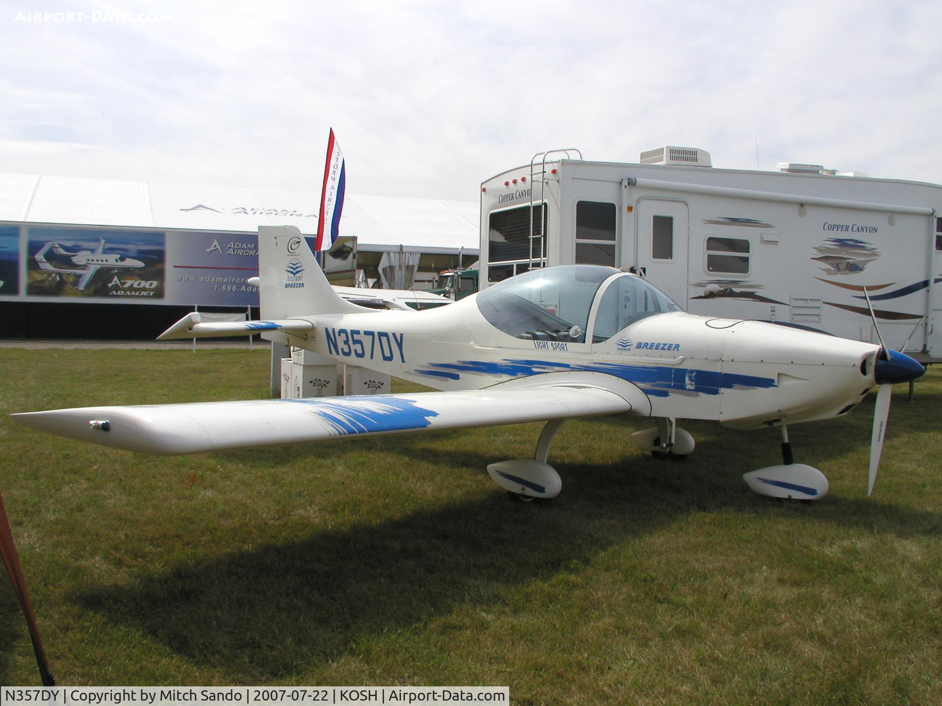 N357DY, 2005 Aerostyle Breezer C/N 046, EAA AirVenture 2007.