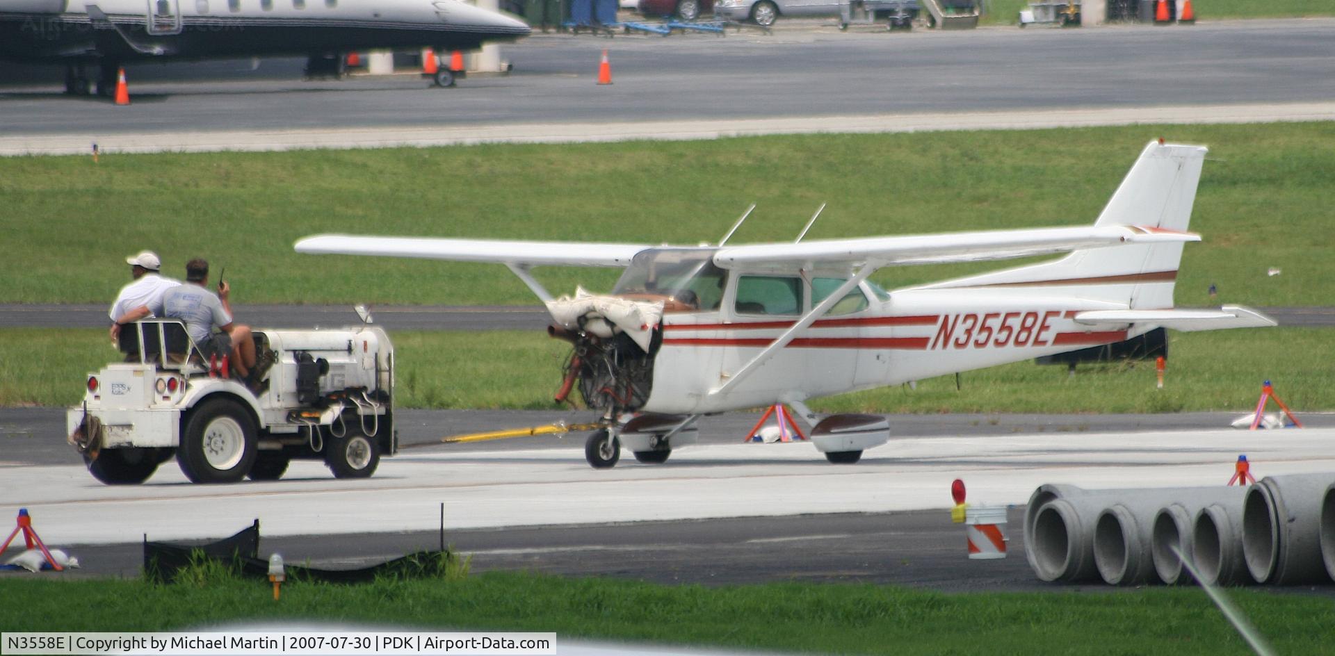 N3558E, 1978 Cessna 172N C/N 17271586, Look!  No Engine!