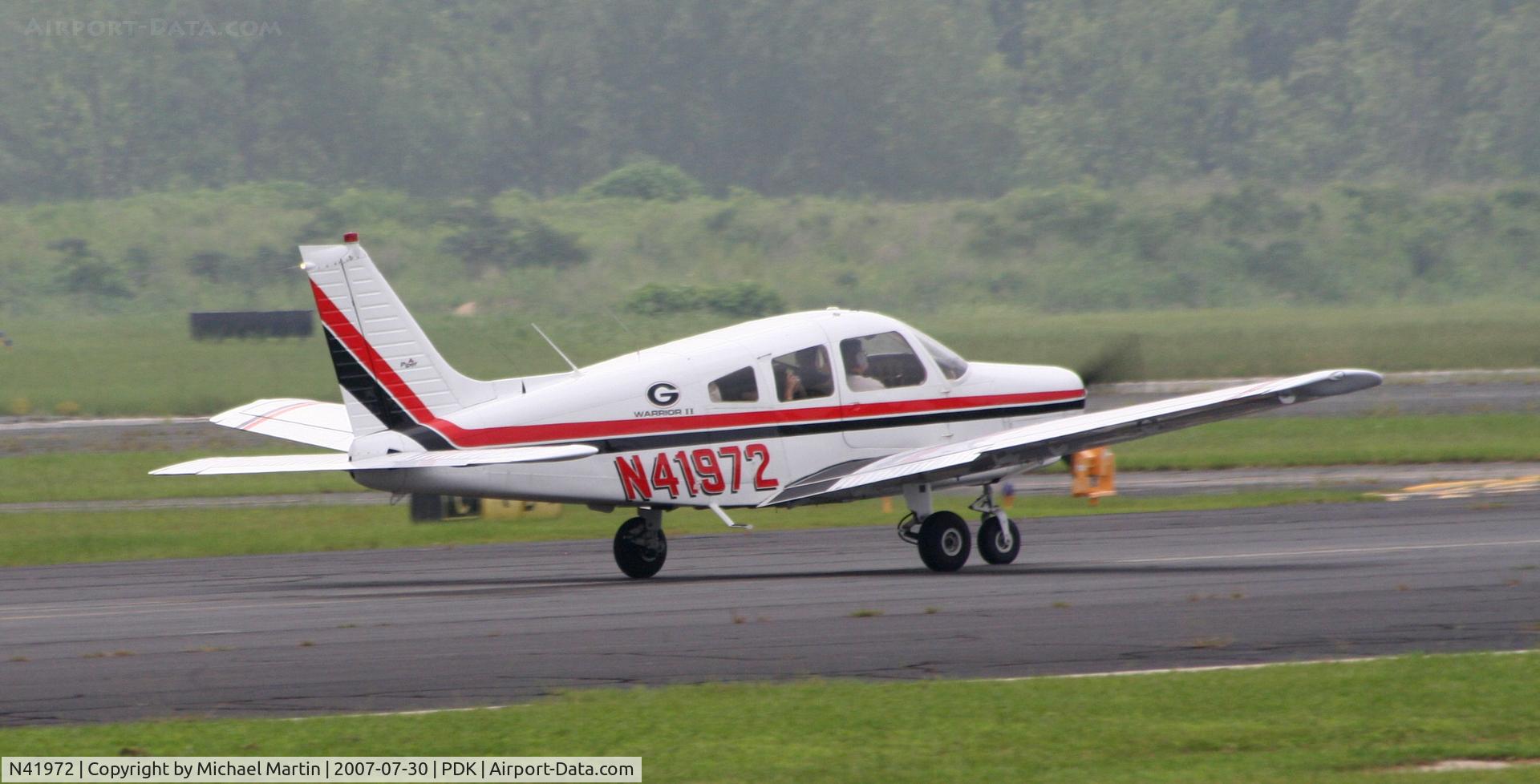 N41972, 1974 Piper PA-28-151 C/N 28-7415373, Departing PDK for parts unknown!