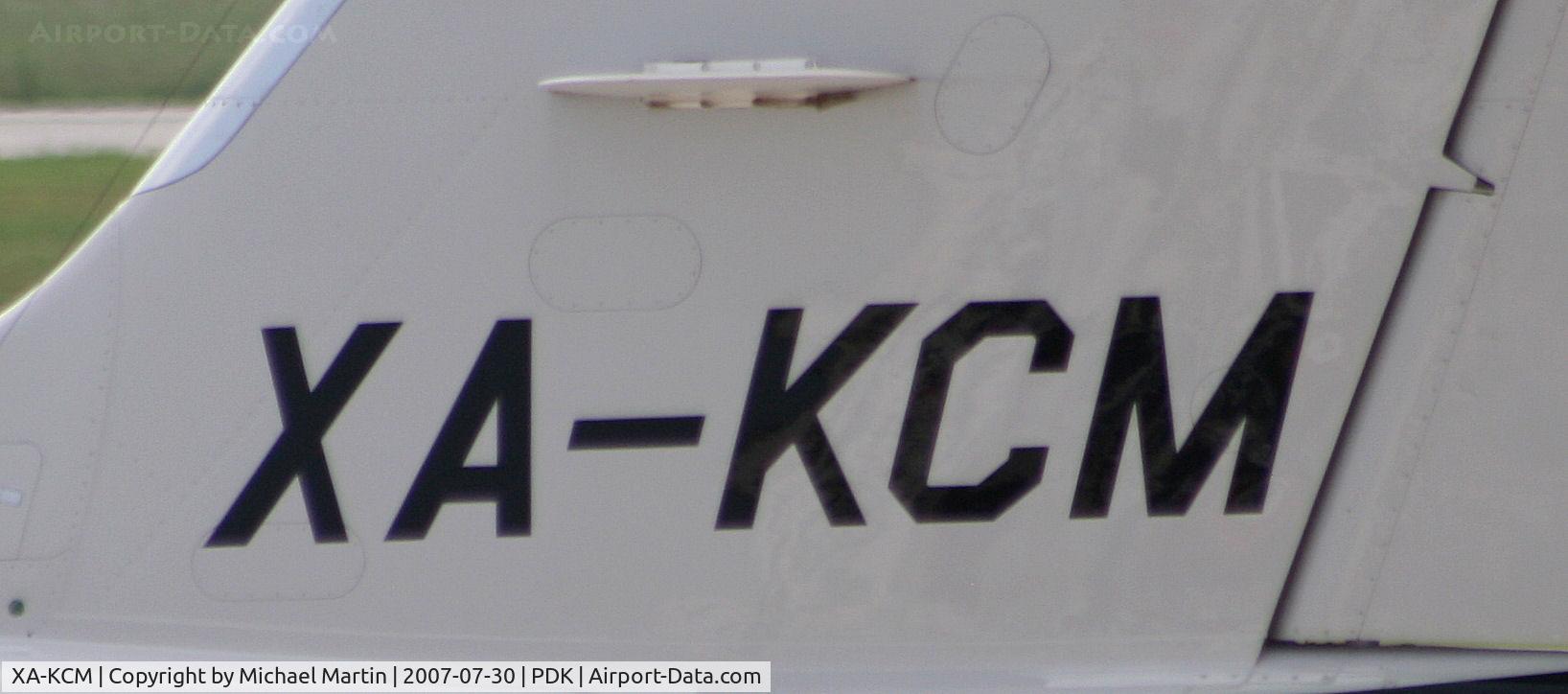 XA-KCM, Learjet 35A C/N 35-418, Tail Numbers