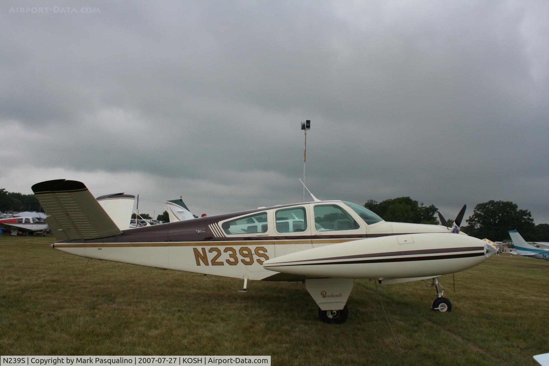 N239S, 1965 Beech S35 Bonanza C/N D-7893, Beech S35