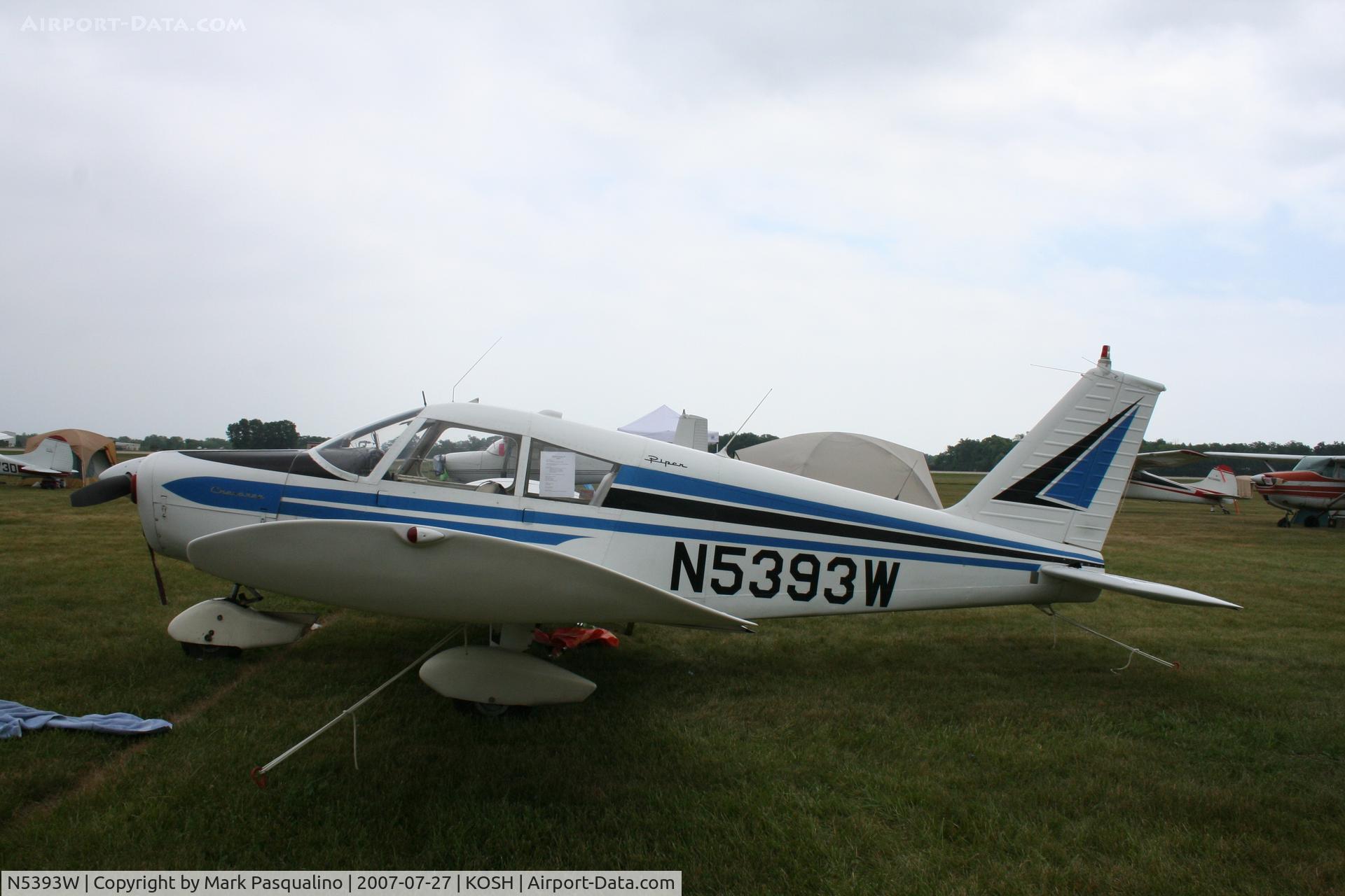 N5393W, 1962 Piper PA-28-160 Cherokee Cherokee C/N 28-461, Piper PA-28