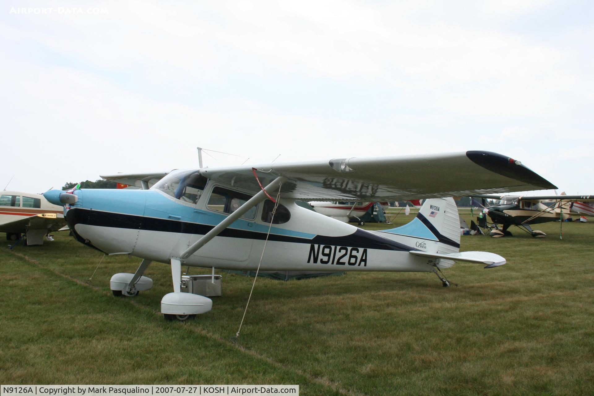 N9126A, 1950 Cessna 170A C/N 19417, Cessna 170A