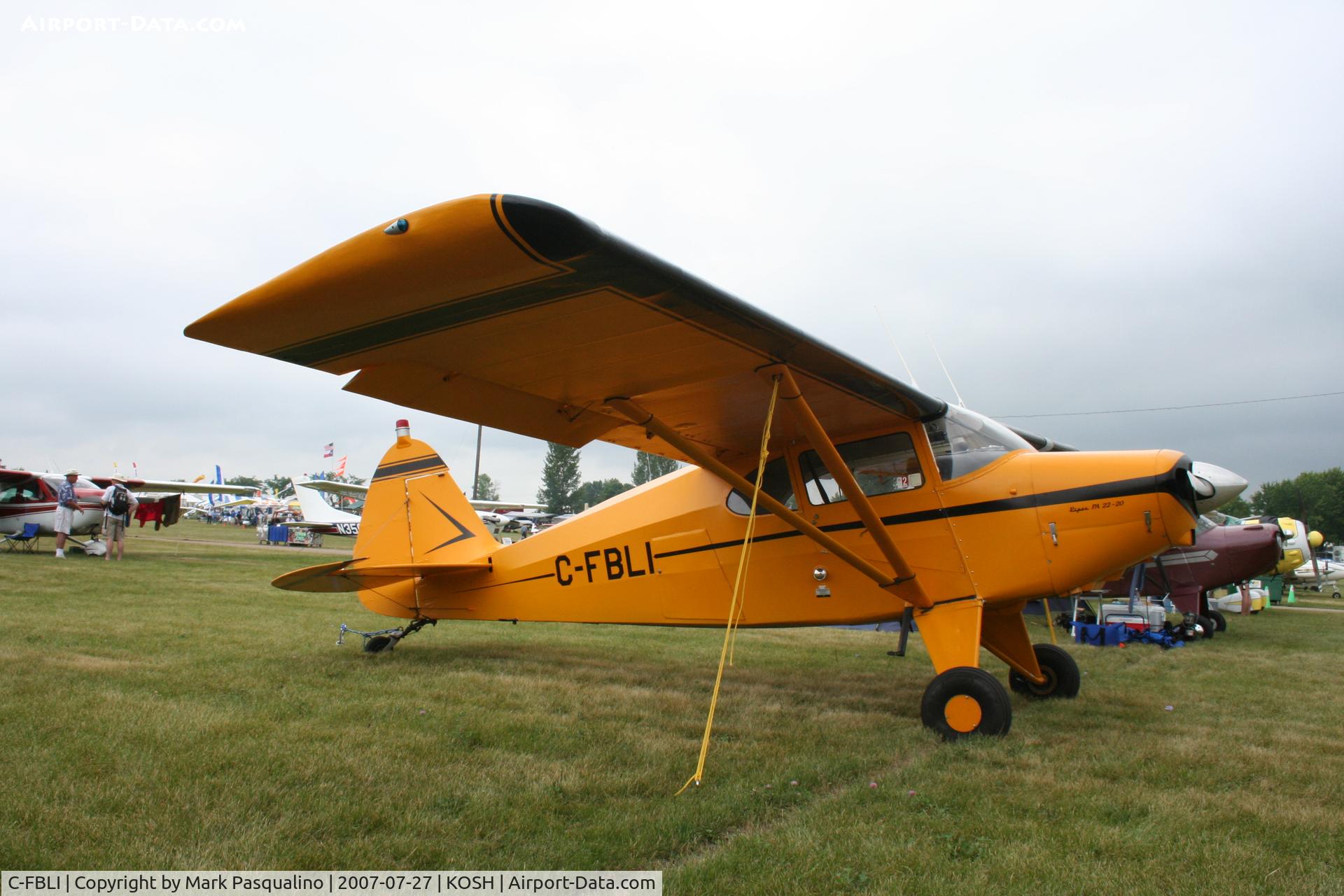 C-FBLI, 1952 Piper PA-22 C/N 22-432, Piper PA-22
