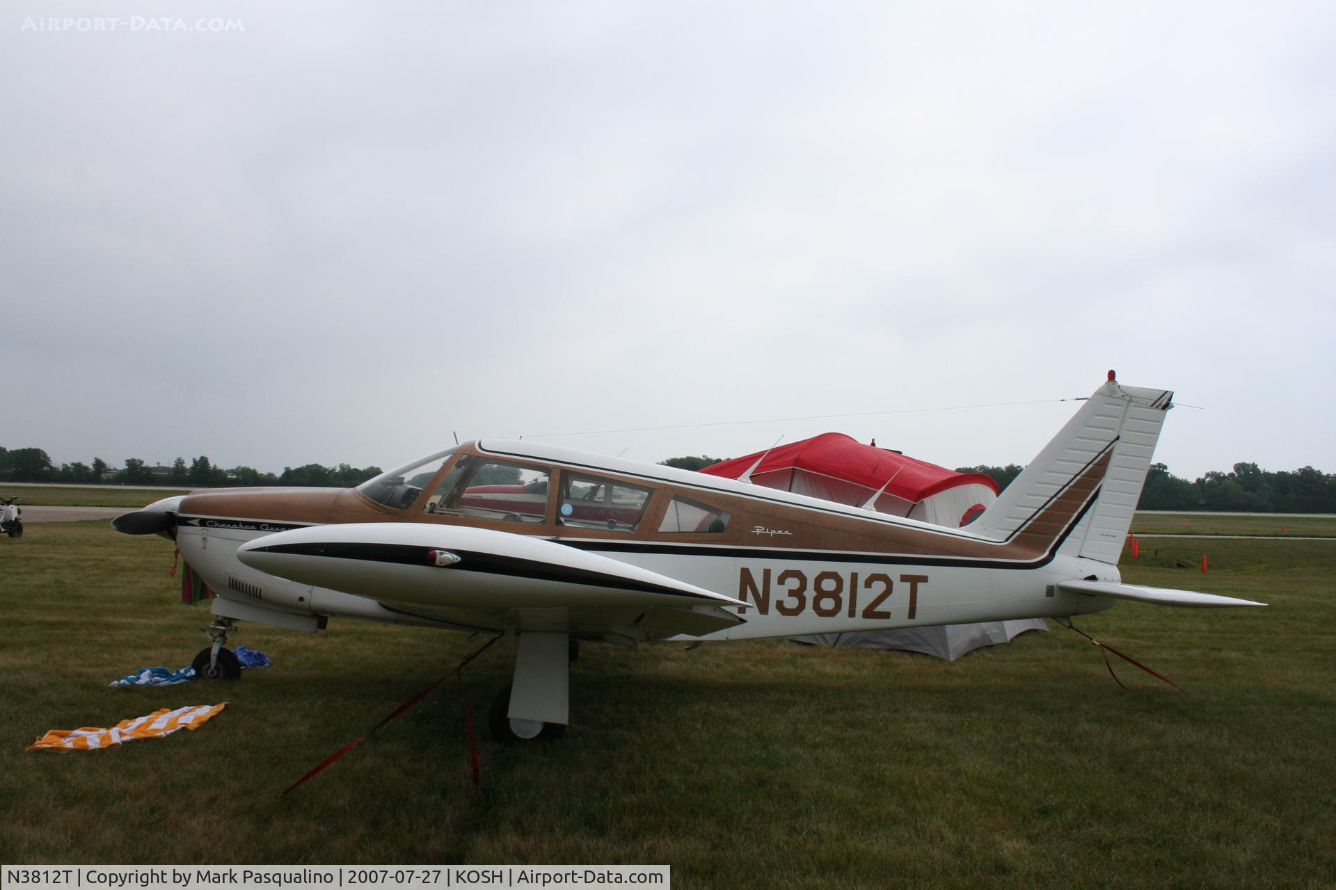 N3812T, 1967 Piper PA-28R-180 Cherokee Arrow C/N 28R-30127, Piper PA-28R-180