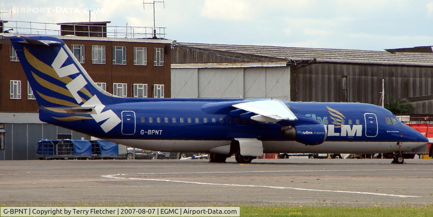 G-BPNT, 1989 British Aerospace BAe.146-300 C/N E3126, BAE146 on lease to VLM