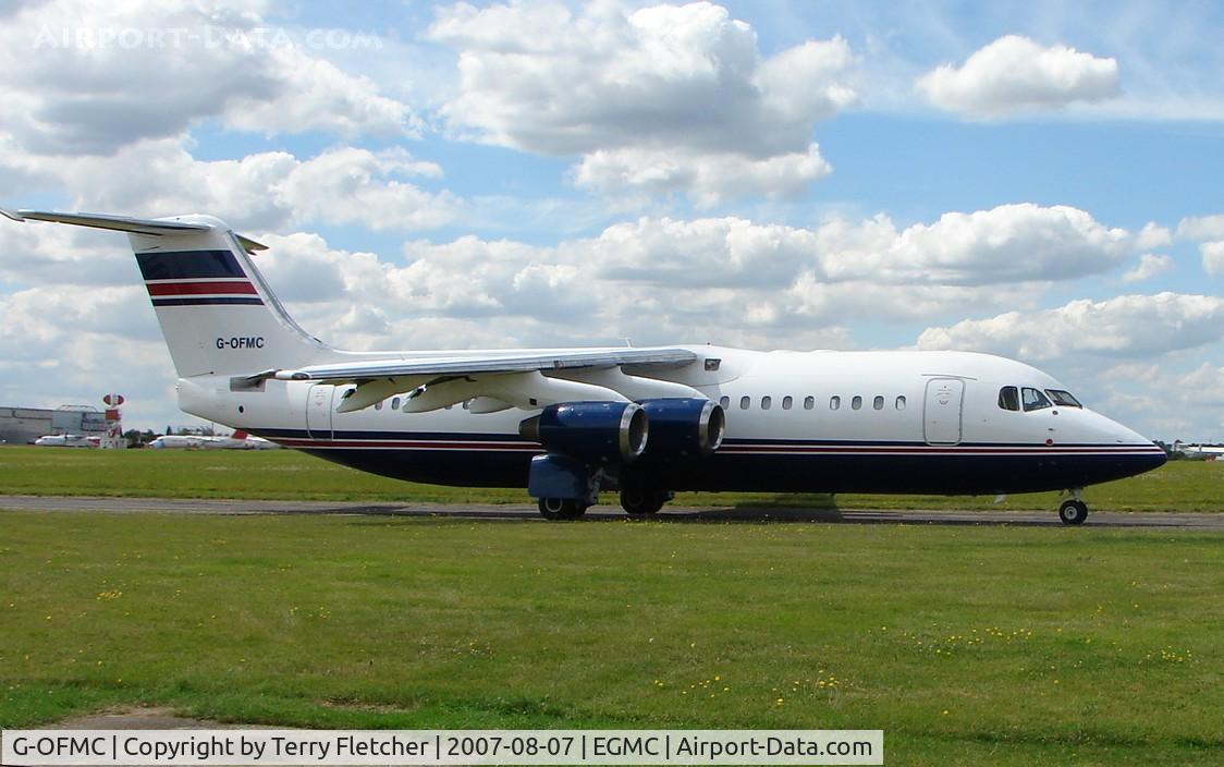 G-OFMC, 1995 British Aerospace Avro 146-RJ100 C/N E3264, Operated by Flightline for Ford Motor Company