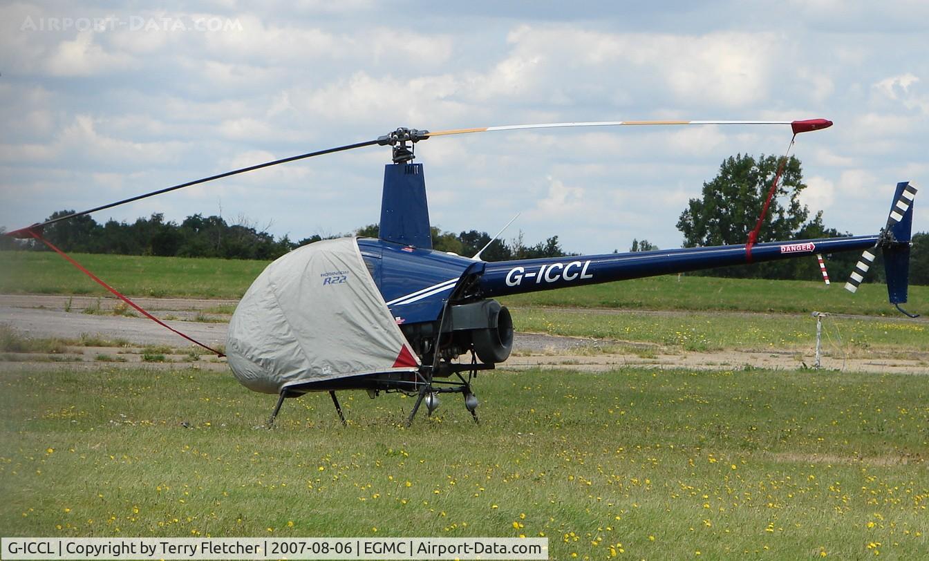 G-ICCL, 1990 Robinson R22 Beta C/N 1608, Robinson R22 Beta