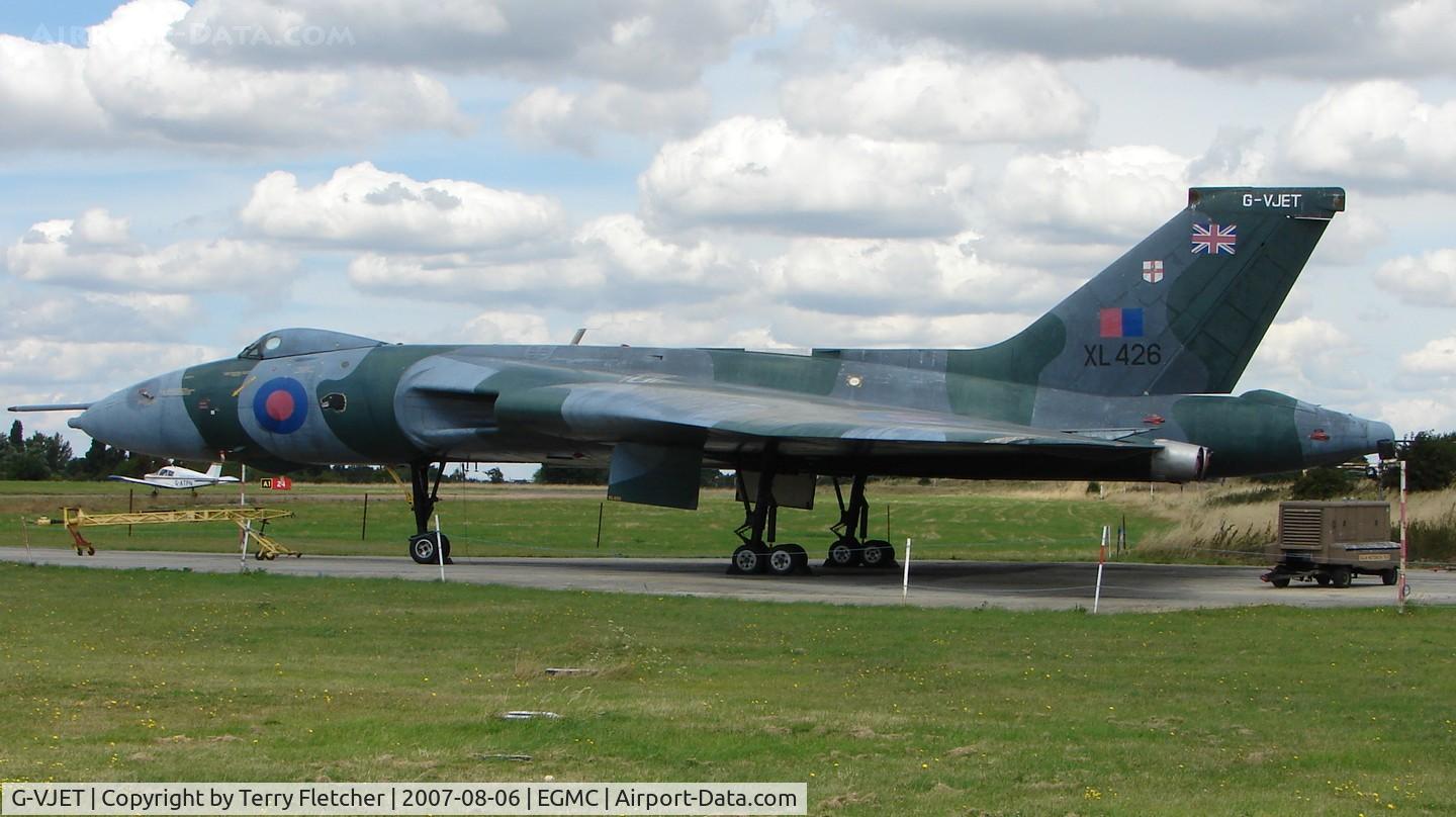 G-VJET, 1962 Avro Vulcan B.2 C/N Set 44, Vulcan Bomber with a Civil registration !!