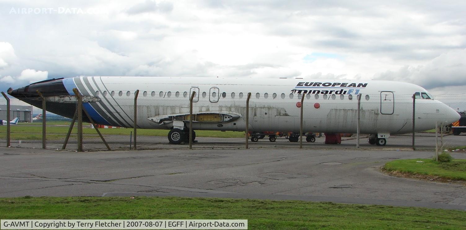 G-AVMT, 1968 BAC 111-510ED One-Eleven C/N BAC.147, All that remains of the aircraft once used by the Minardi F1 Team