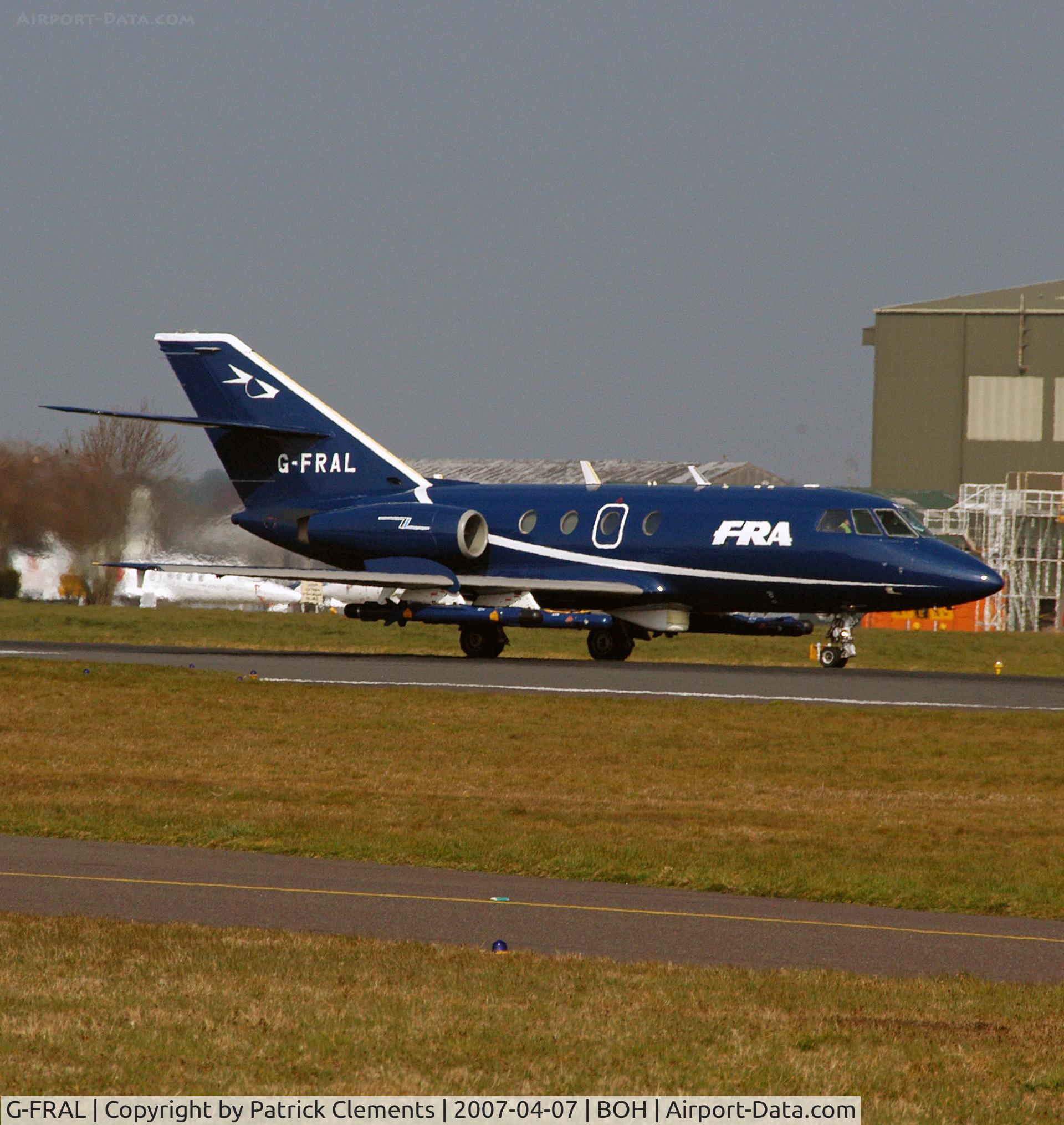 G-FRAL, 1968 Dassault Falcon (Mystere) 20DC C/N 151, RETURNING TO BASE