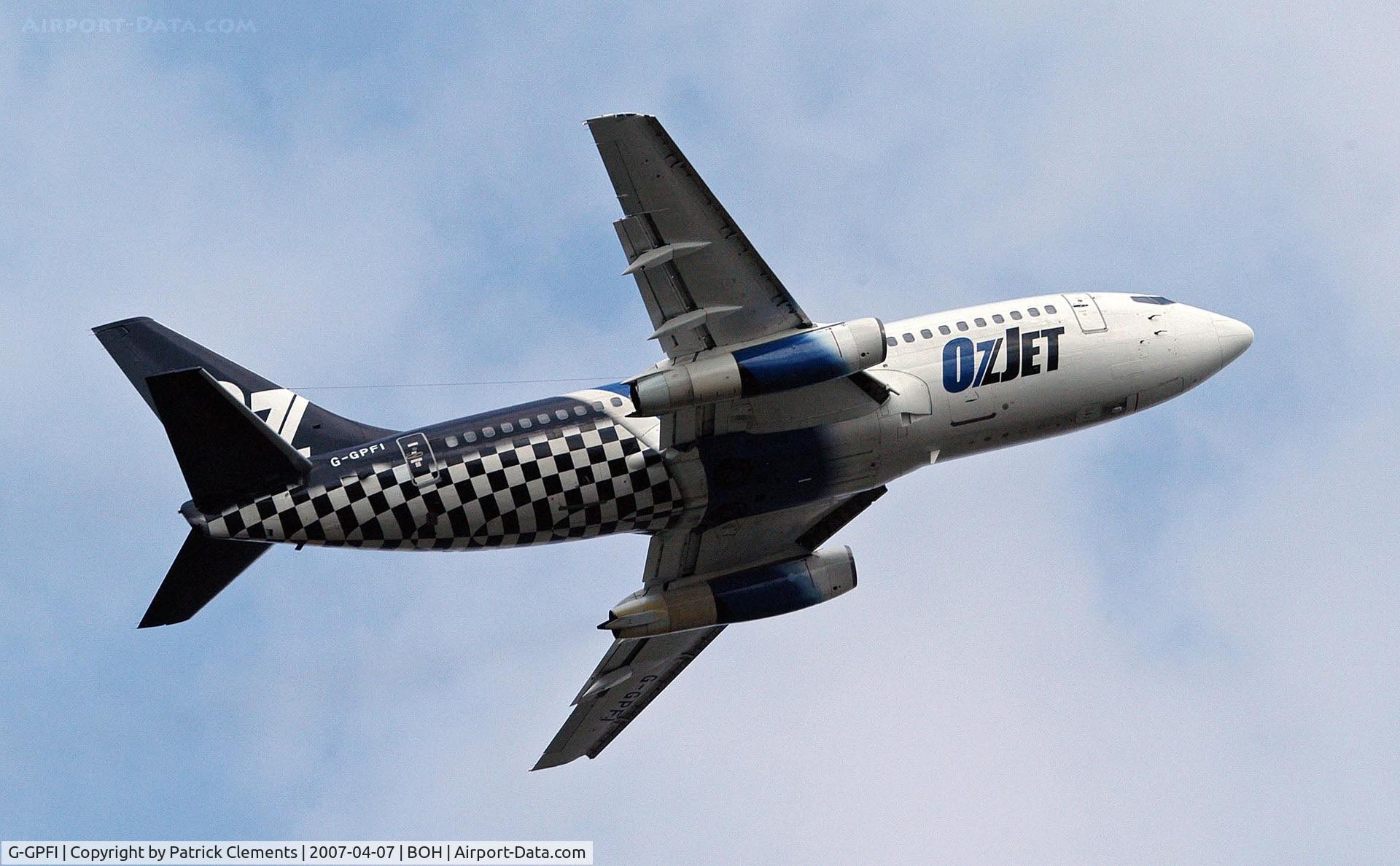 G-GPFI, 1974 Boeing 737-229 C/N 20907, TAKEN OFF RUNWAY 08