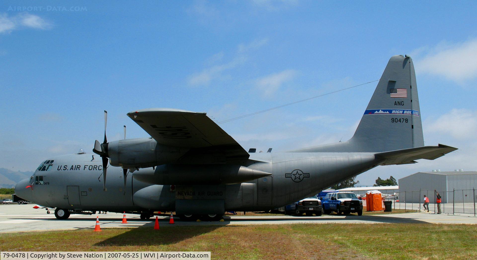 79-0478, 1979 Lockheed C-130H Hercules C/N 382-4858, Nevada ANG Lockheed C-130H 