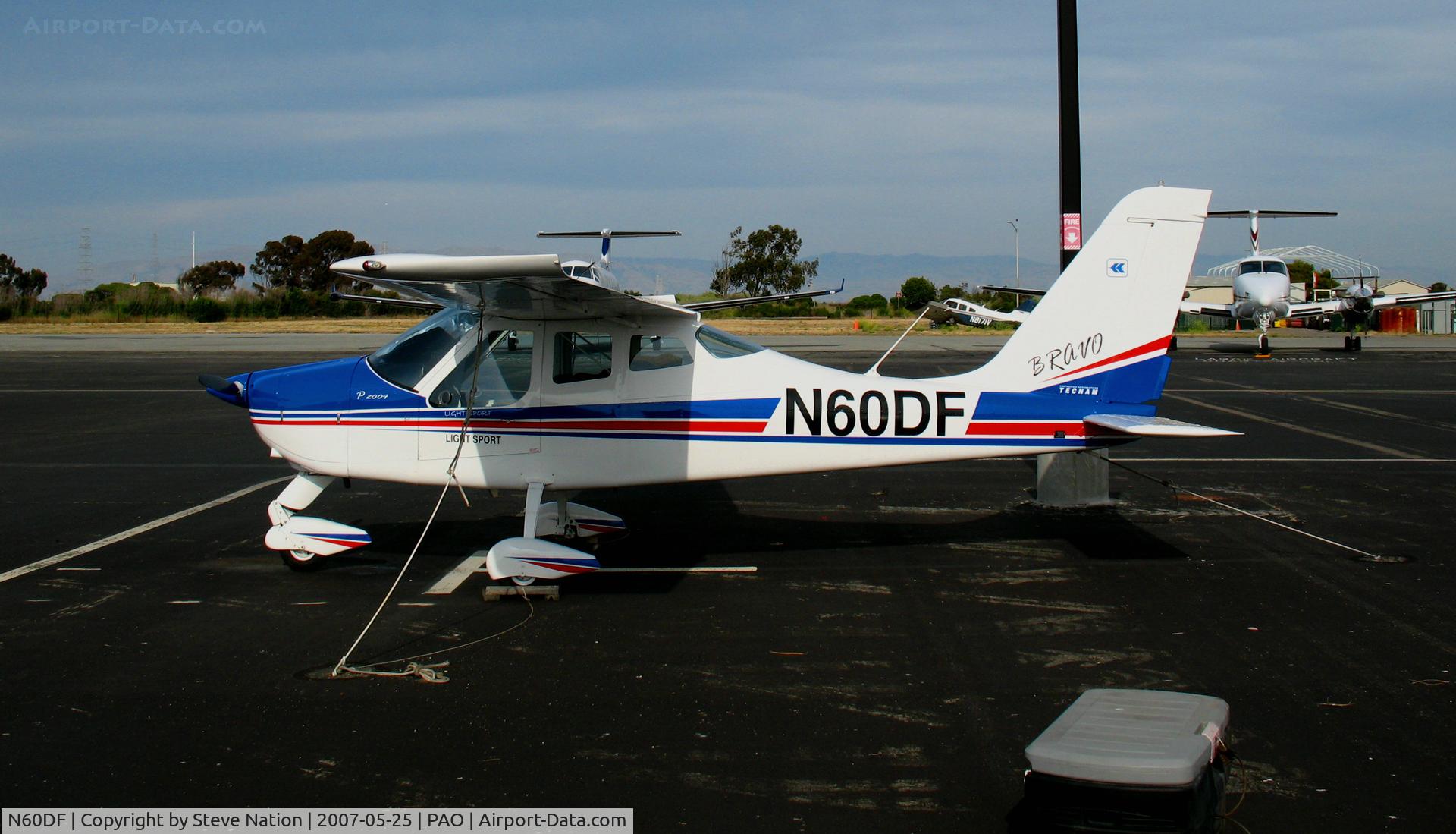 N60DF, Tecnam P-2004 Bravo C/N 060, 2007 Construzioni Aeronautiche Tecn P2004 BRAVO @ Palo Alto, CA