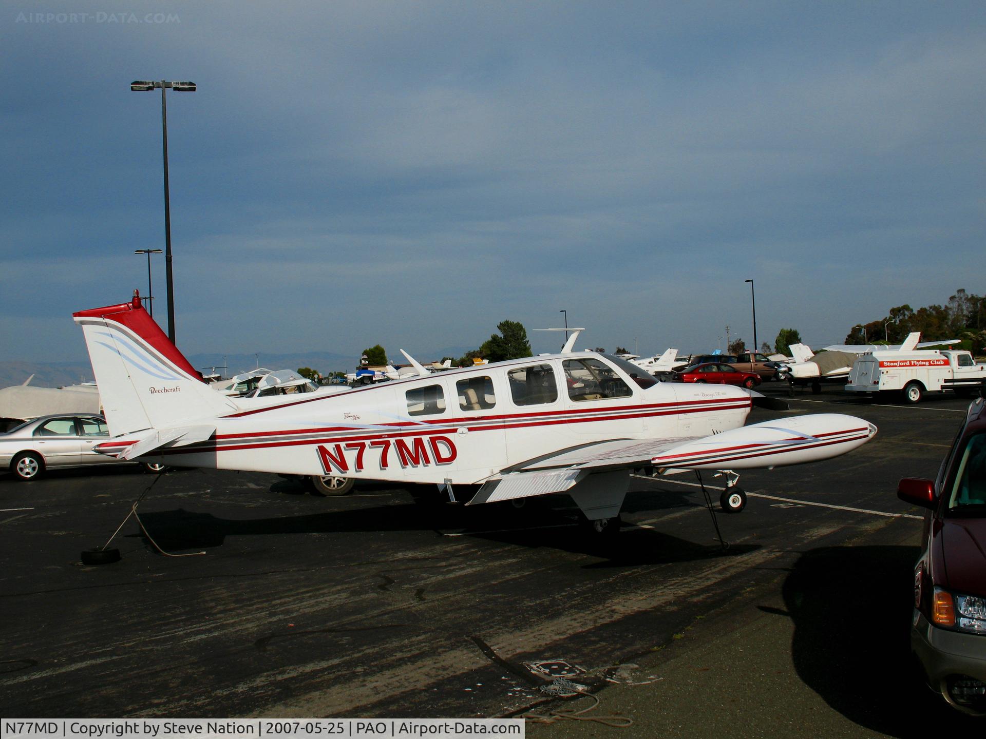 N77MD, 1970 Beech A36 Bonanza 36 C/N E-234, 1970 Beech A36 @ Palo Alto, CA