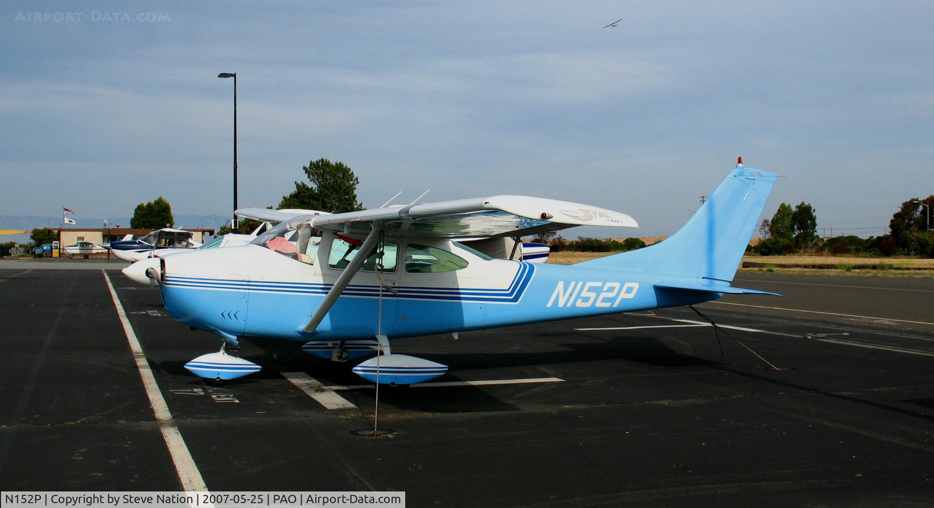 N152P, 1963 Cessna 182G Skylane C/N 18255080, Very Blue 1963 Cessna 182G w/STOL mods@ Palo Alto, CA