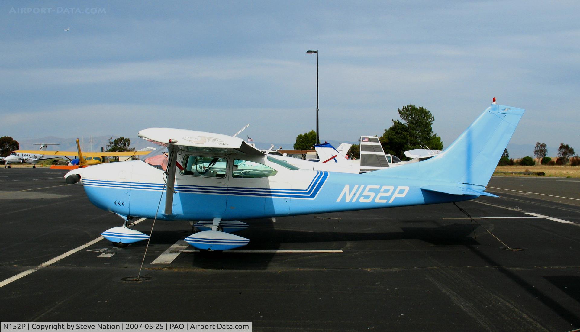 N152P, 1963 Cessna 182G Skylane C/N 18255080, Very Blue 1963 Cessna 182G w/STOL mods@ Palo Alto, CA