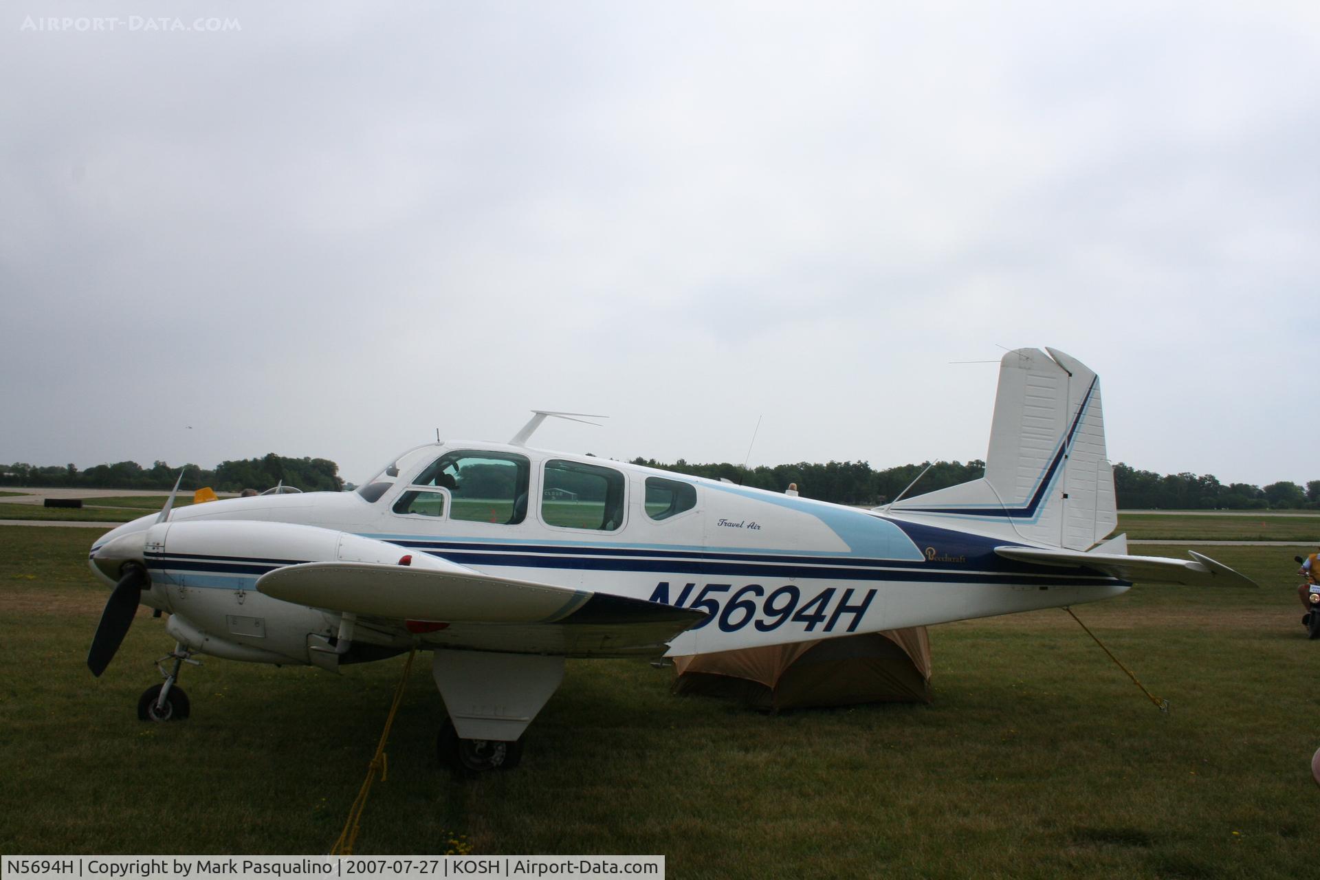 N5694H, 1965 Beech 95 C/N TD-243, Beech 95