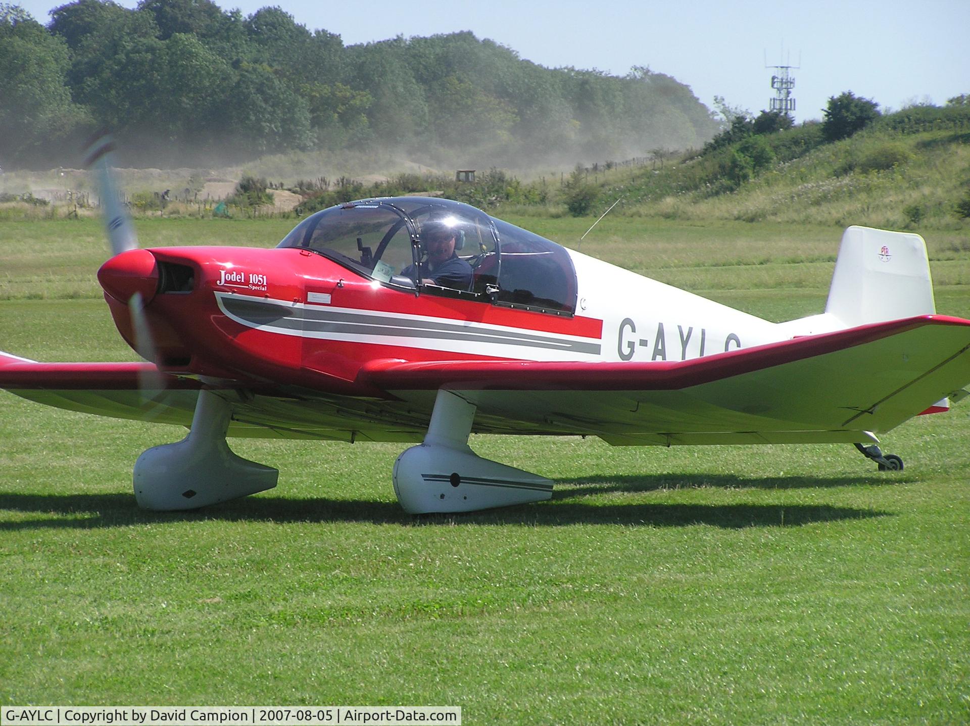 G-AYLC, 1964 CEA Jodel DR-1051 Ambassadeur C/N 536, Taken @ Popham on 5 August 2007