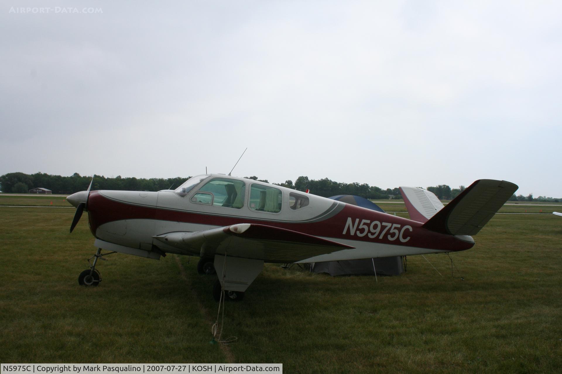 N5975C, 1952 Beech C35 Bonanza Bonanza C/N D-3327, Beech C35