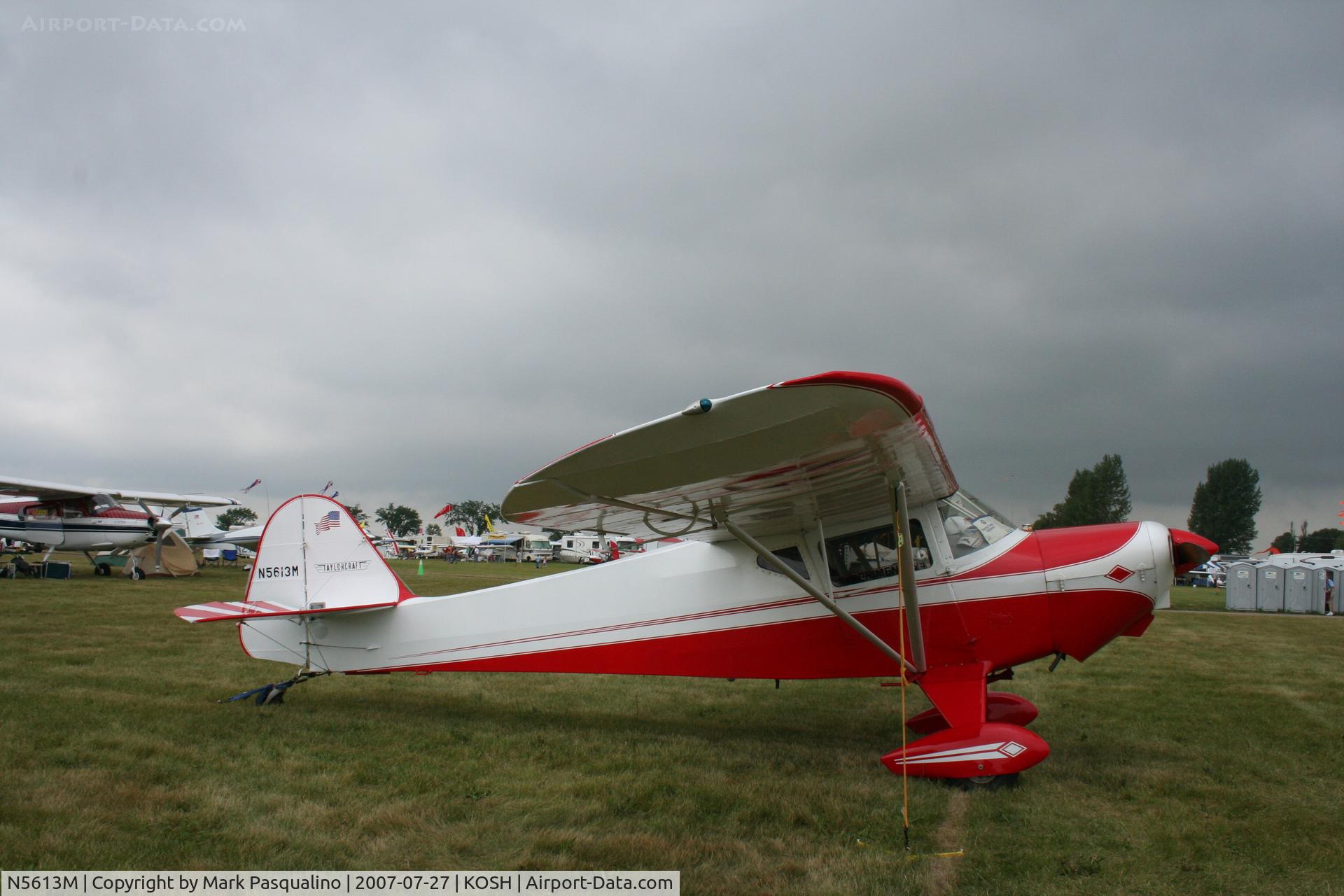 N5613M, Taylorcraft BC-12D-85 Sportsman C/N 12012, Taylorcraft