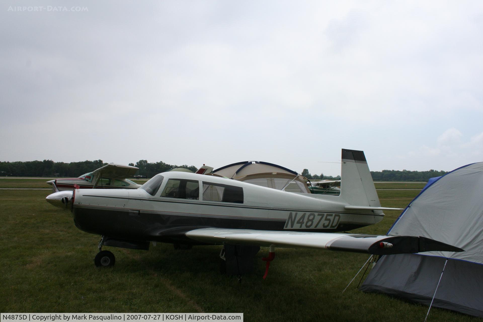 N4875D, 1967 Mooney M20F Executive C/N 670218, Mooney M20F