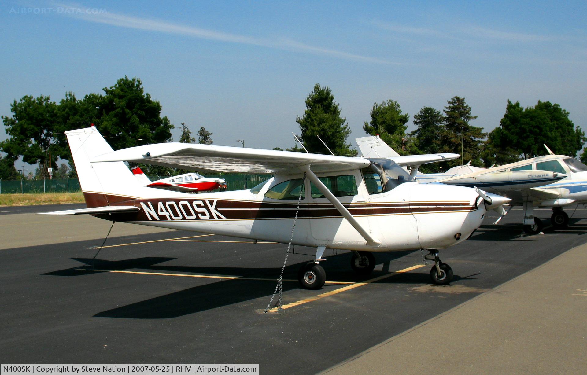 N400SK, 1967 Cessna 172H C/N 17256077, 1967 Cessna 172H visiting @ Reid-Hillview Airport, CA