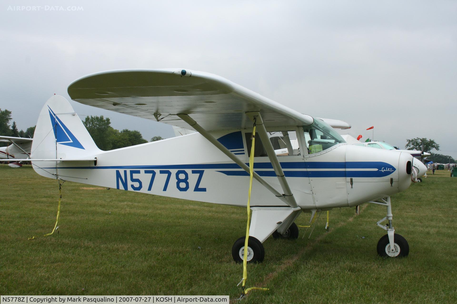 N5778Z, 1963 Piper PA-22-108 Colt C/N 22-9623, Piper PA-22-108
