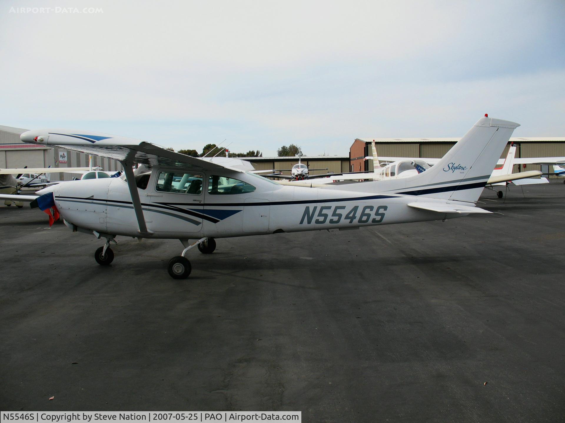 N5546S, 1980 Cessna TR182 Turbo Skylane RG C/N R18201605, JARD Systems (Santa Monica, CA) 1980 Cessna TR182 @ Palo Alto, CA