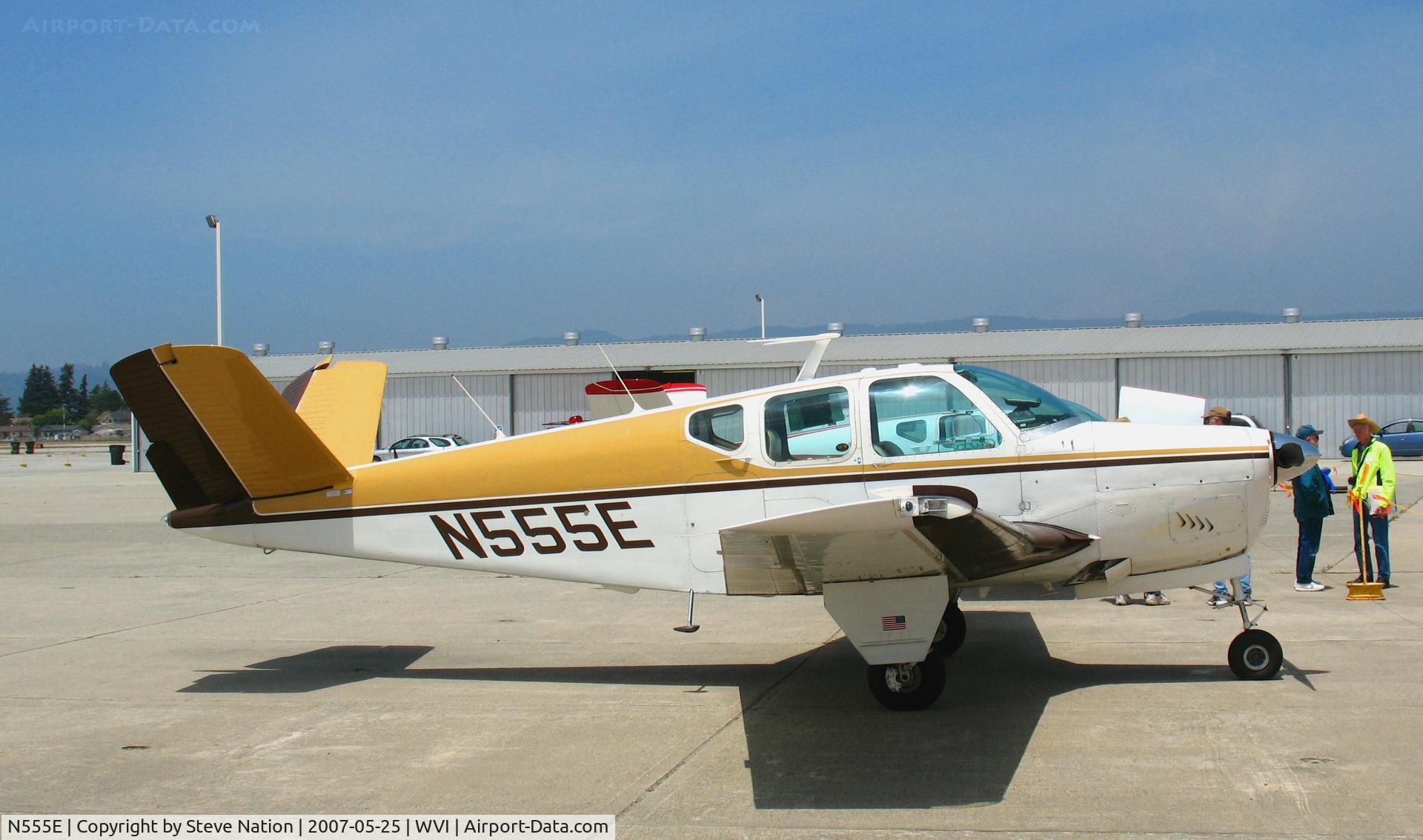 N555E, 1959 Beech K35 Bonanza C/N D-5845, 1959 Beech K35 Bonanza @ Watsonville, CA airshow