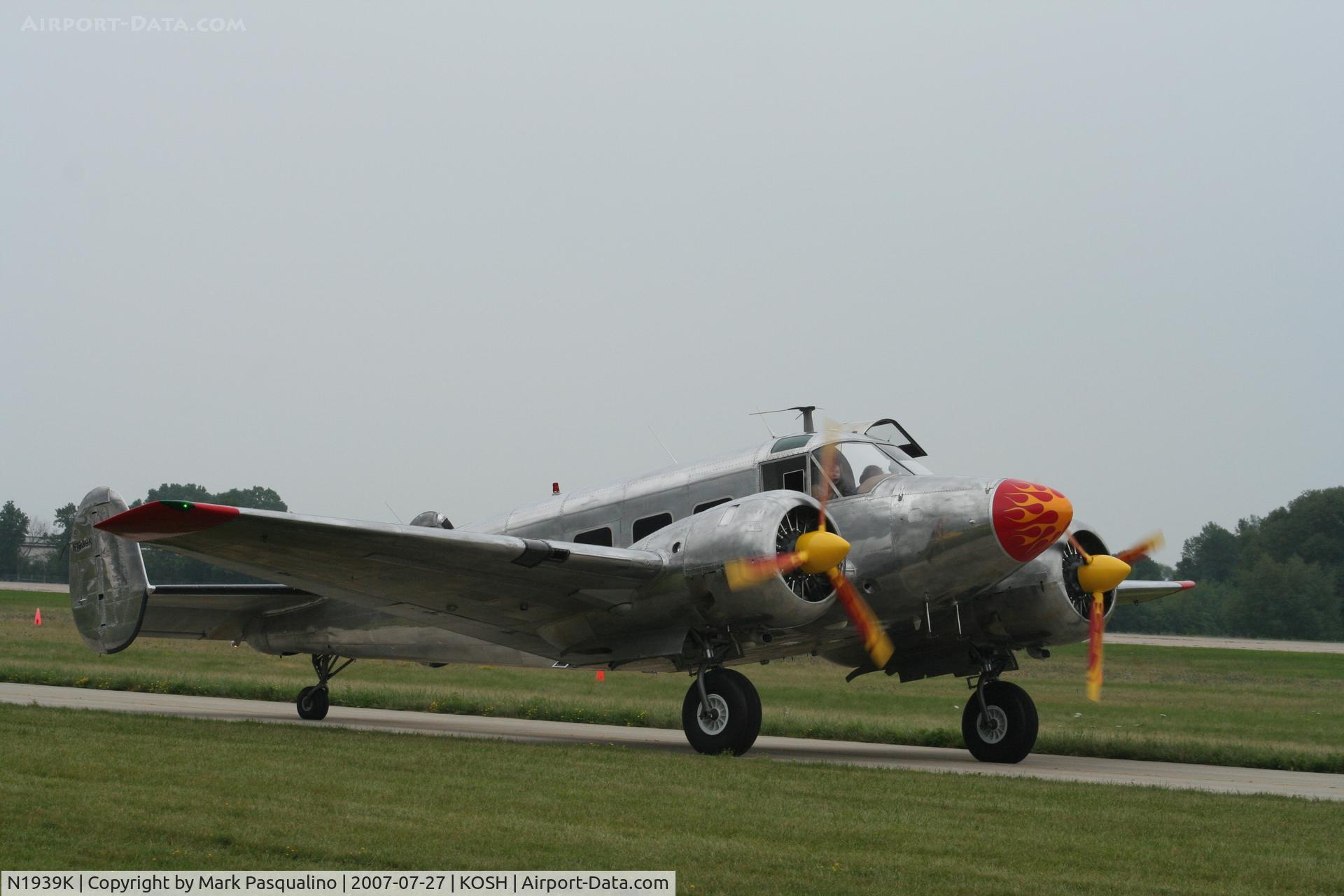 N1939K, 1959 Beech E18S-9700 C/N BA-403, Beech E18S