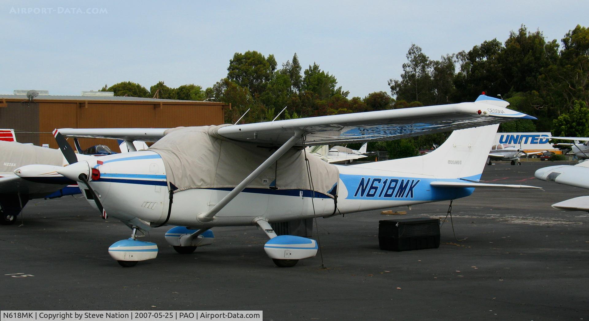 N618MK, 1978 Cessna 182Q Skylane C/N 18266388, 1978 Cessna 182Q with cover @ Palo Alto, Ca