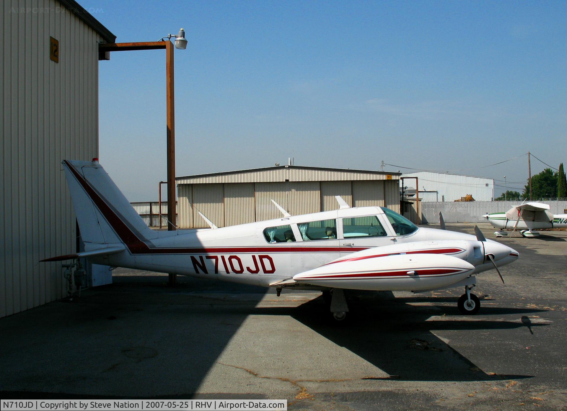 N710JD, 1969 Piper PA-30 Twin Comanche C/N 30-1862, 1969 Piper PA-30 visiting from Alaska @ Reid-Hillview Airport, CA