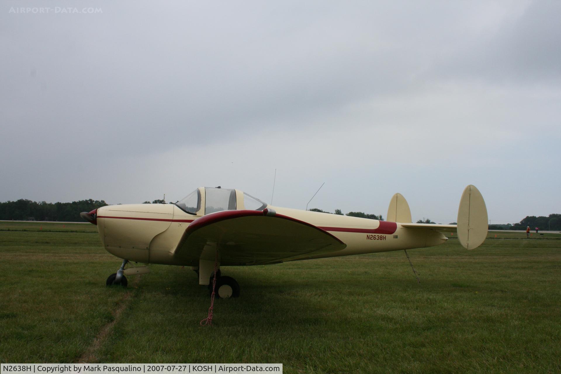 N2638H, 1946 Erco 415C Ercoupe C/N 3263, Ercoupe 415-C