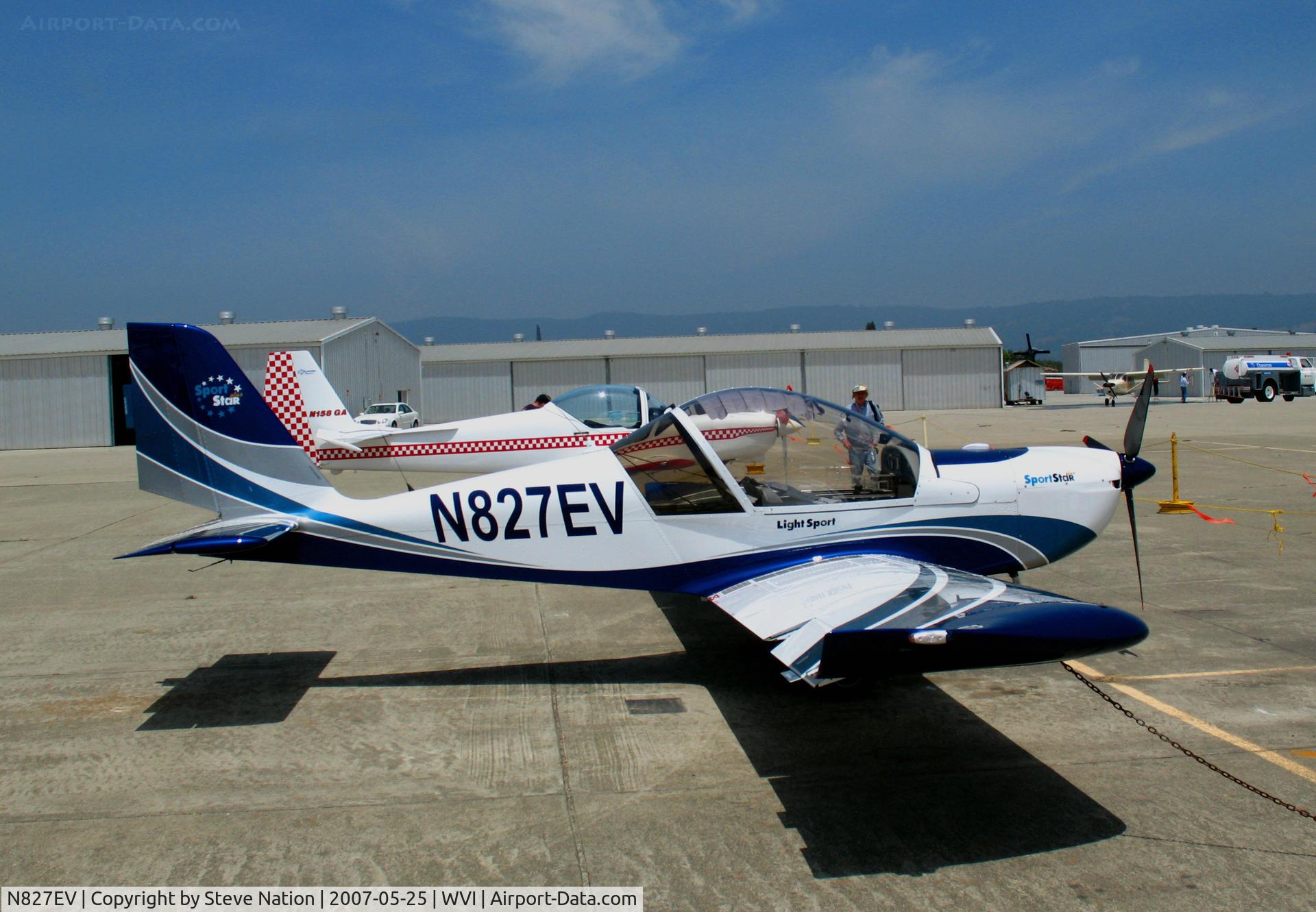 N827EV, 2007 Evektor-Aerotechnik Sportstar C/N 20070827, Light Sport Planes West (Salinas, CA) 2007 Evektor-aerotechnik As SPORTSTAR on static display @ Watsonville, CA airshow