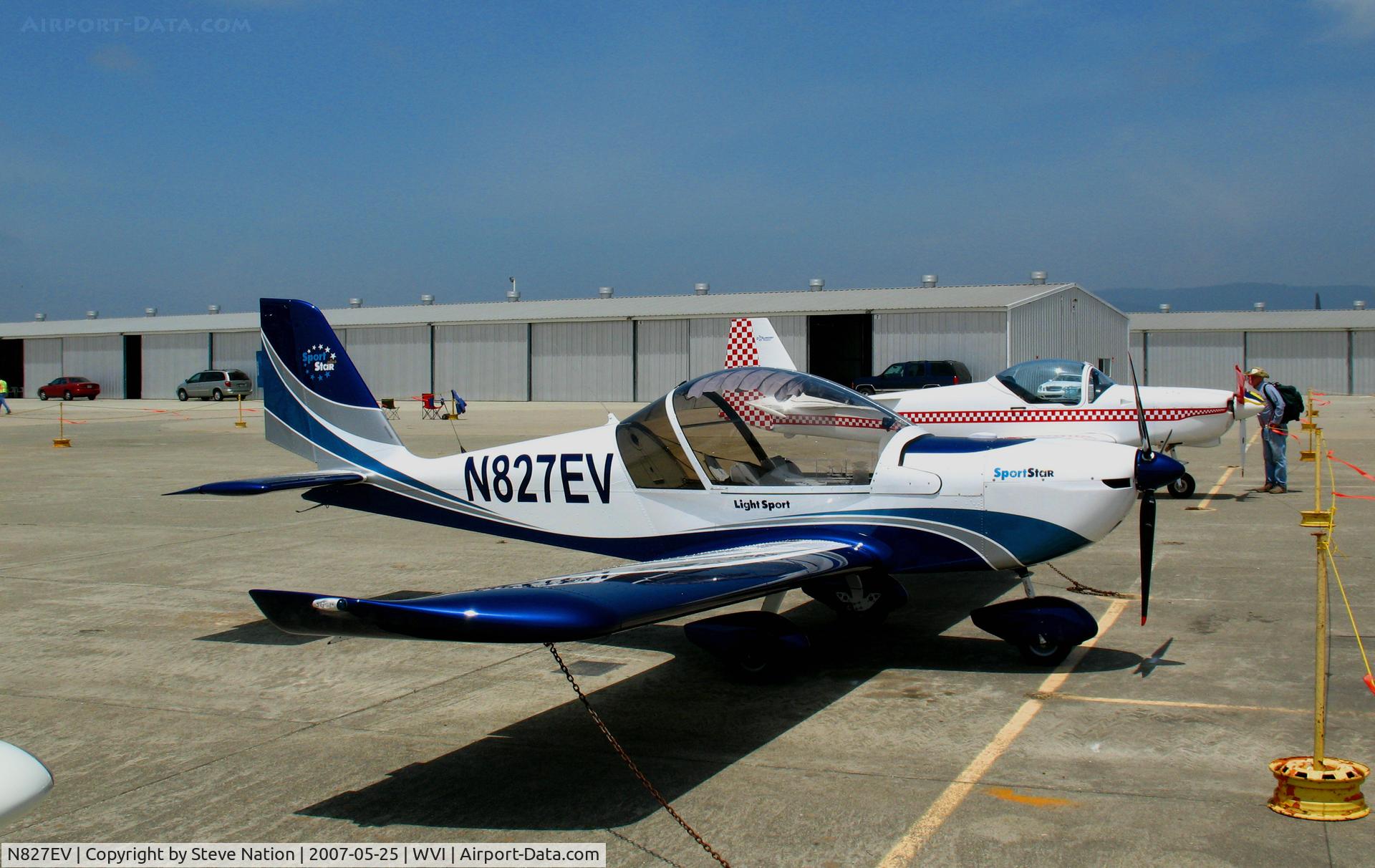 N827EV, 2007 Evektor-Aerotechnik Sportstar C/N 20070827, Light Sport Planes West (Salinas, CA) 2007 Evektor-aerotechnik As SPORTSTAR on static display @ Watsonville, CA airshow