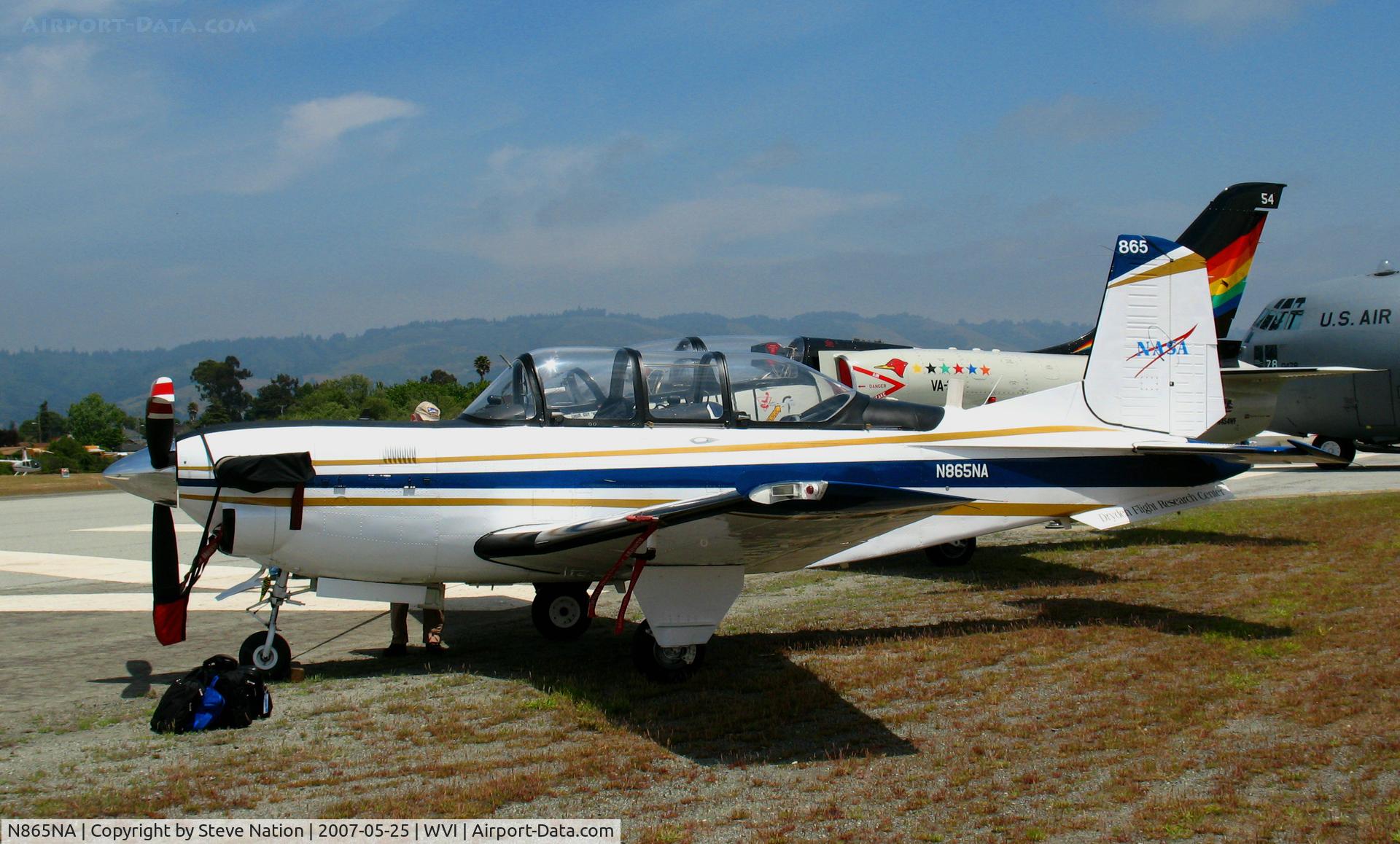 N865NA, Beech T-34C C/N 160266, NASA Dryden Flight Research Center Beech T-34C @ Watsonville, CA airshow