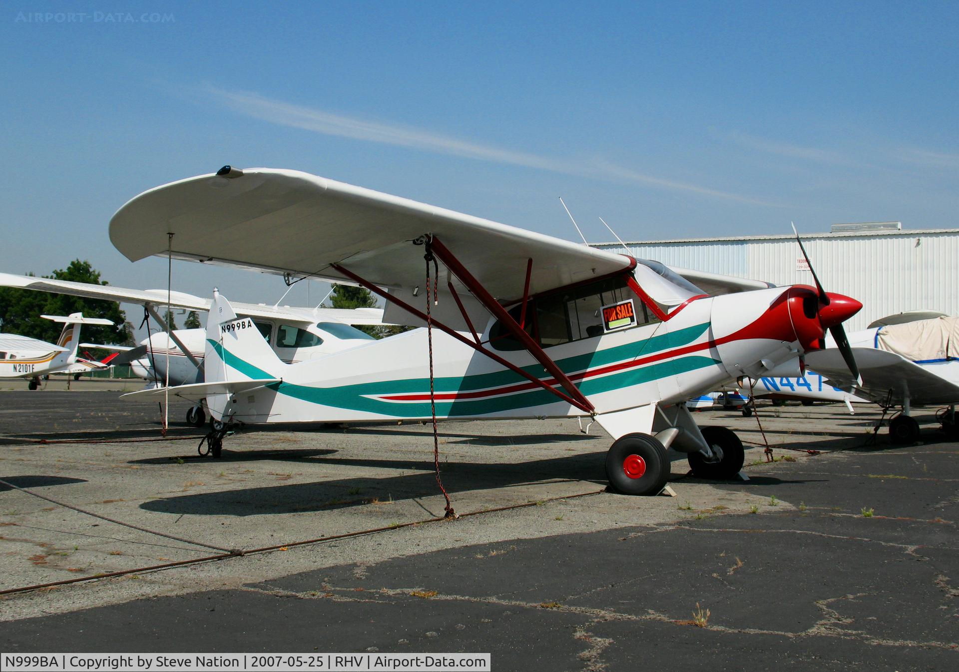 N999BA, 1977 Piper PA-18-150 Super Cub C/N 18-7709138, 1977 Piper PA-18-150 for sale @ Reid-Hillview Airport Air Terminal, CA
